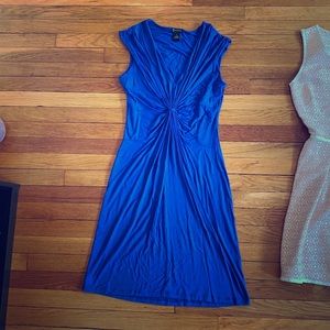 Blue cinch dress size 8